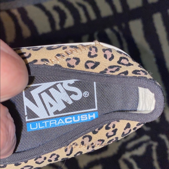 Vans Asher Deluxe Classic Leopard Cheetah Skate Sneaker Shoe SZ Women 6.5 Men 5 - Picture 7 of 10